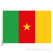 Cameroon national flag 100% polyster 90*150cm Cameroon country banner